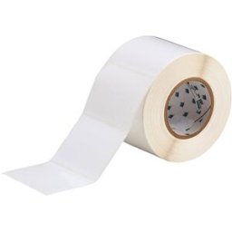 Brady THT-76-483-1 etiqueta poliéster blanco brillante 101,60 x 76,20 mm