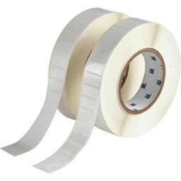 Brady THT-59-533-10 etiqueta removible de poliéster blanco brillante 25,40 x 12,70 mm