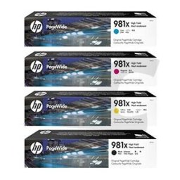 HP 981X Pack cartuchos de tinta 4 colores XL