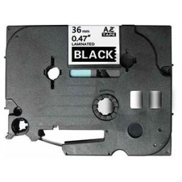 Q-Nomic TZe-365 cinta blanco sobre negro 36mm
