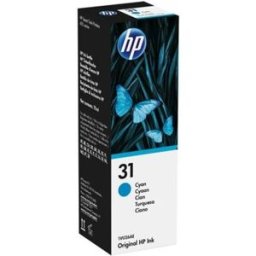 HP 31 botella de tinta cian