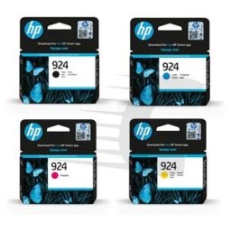 HP 924 Pack 4 cartuchos de tinta (BK/C/M/Y)