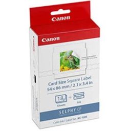 Canon KC-18IS Cartucho de tinta + Papel foto-tarjeta