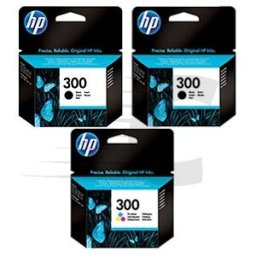 HP 300 (SD518AE) Pack cartuchos (2 negros + 1 color)