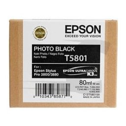 T5801 Cartucho de tinta (Epson T580100) negro foto