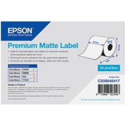 Epson C33S045417 etiqueta mate premium blanca 51mm