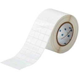 Brady THT-50-423-10 etiqueta poliéster blanco brillante 19,05 x 19,05 mm