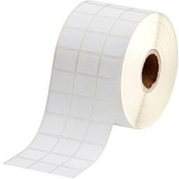 Brady BPT-617-488 etiqueta de poliéster blanco mate 22,86 x 22,86 mm