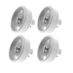 Pack 4 Ruedas para Cesto de Inferior Lavavajillas Fagor, Edesa,