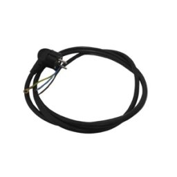 UNIVERSAL Cable conexión schuko negro 3 hilos 2 metros