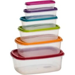 UNIVERSAL Set 6 Tupper con Cierre Hermético Libre BPA