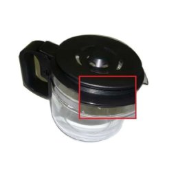 Jarra Cafetera Universal Negra Grande (6/12 tazas) Regulable