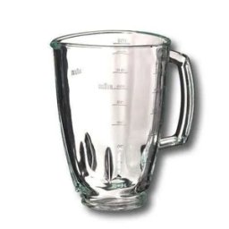 Jarra cristal Batidora Braun Multiquick 4184 - 4186 MX2050, JB3060