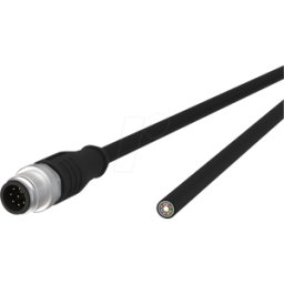METZ CONNECT MC 142MHA10050 - Cable de sensor, M12, 8 polos, ac > extremo abierto, 5 m