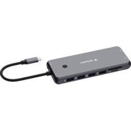 VERBATIM 32154 - Estación de acoplamiento, USB-C, 14 puertos
