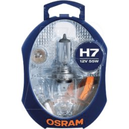 OSRAM AUTOMOTIVE KFZ BOX H7 - Juego de iluminación para VEHÍCULOS, H7, 9 piezas