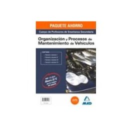 7 Editores Recursos Para La Cualificación Profesional Empleo paquete ahorro organización y procesos de vehículos cuerpo de pro feso