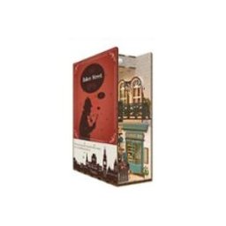 Maqueta Book Nook Baker Street con luz y sensor movimiento