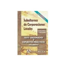 Segura Ruiz Manuel (editorial Meta) subalternos de corporaciones locales volumen ii: tests razonados y sup