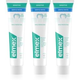 Sensitive Protection Gentle White Pasta Para Dientes Naturalmente Más Blancos 3x75 Ml