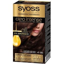 Syoss Olio Intense tinte sin amoniaco #4.86-castaño helado