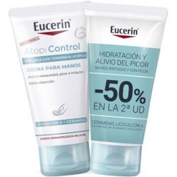 Eucerin Atopicontrol Crema De Manos lote 2 x 75 ml