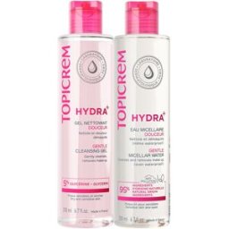 Topicrem HYDRA+ Rutina Facial Gel Limpiador + Agua Micelar Pack 2 pz
