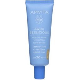 Apivita Aqua Beelicious Crema Fluida Iluminadora Hidrantante Spf 30 Con Color 40 ml