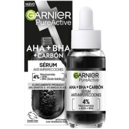 Garnier Pure Active Aha + Bha + Carbón sérum anti-imperfecciones 30 ml