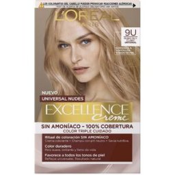 L'Oréal París Excellence Nudes tinte #9u-very light blonde