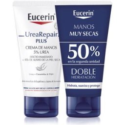 Eucerin Urearepair Plus Crema De Manos 5% Urea lote 2 x 75 ml