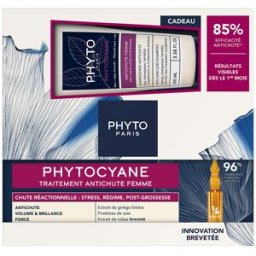 Phytocyane Mujer Caída Reaccional + Champú Estuche 2 pz