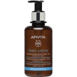 Apivita Tónico Calmante E Hidratante Tónico facial, segundo paso para la limpieza facial 200 ml