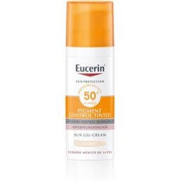 Eucerin Sun Protection pigment control gel-crema color SPF50+ #light
