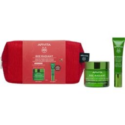 Apivita Bee Radiant GEL-CREMA Signos De Envejecimiento Y Antifatiga Estuche 3 pz