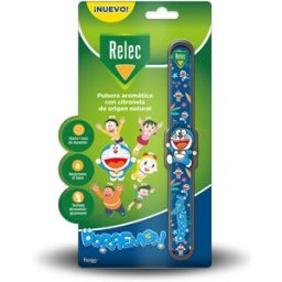 Relec Pulsera doraemon antimosquitos infantil con citronella 1 u