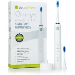 Beconfident Cepillo de dientes eléctrico blanqueador Sonic #blanco/oro rosa