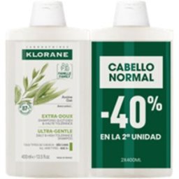 Klorane A La Leche De Avena champú extrasuave duo 2 x 400 ml