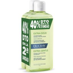 Ducray Champú Equilibrante para cabellos delicados dúo 2 x 400 ml
