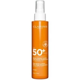 Clarins Solar leche hidratante en spray para el cuerpo UVA/UVB50+ 150 ml