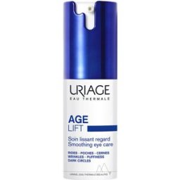 Uriage Age Lift Crema de ojos para arrugas, bolsas y ojeras con Retinol y Ácido Hialurónico 15 ml