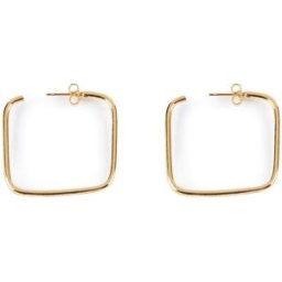 Shabama Moore Cuadrados pendientes #oro brillo