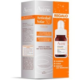 Avène Solaire Antiedad Con Color SPF50+ Estuche 2 pz