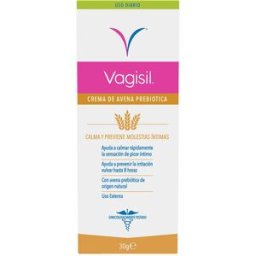 Vagisil Crema Diaria 2 en 1 avena prebiótica 30 gr