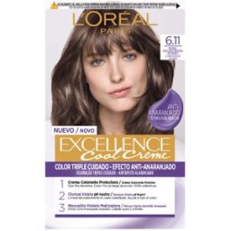 L'Oréal París Excellence Cool tinte #6.11-rubio oscuro ceniza