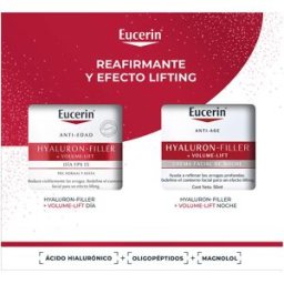 Eucerin Hyaluron Filler + VOLUME-LIFT Día Piel Normal Mixta Estuche 2 pz