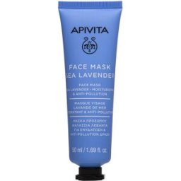 Apivita Mascarilla Facial hidratante antipolución con lavanda de mar 50 ml