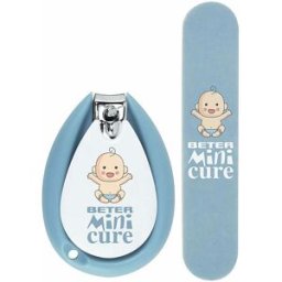 Beter Mini Cure Cuidado Uñas Bebés Azul lote 2 pz
