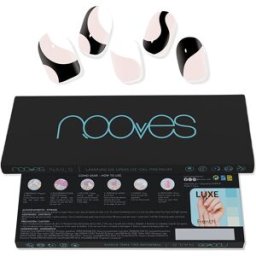 Nooves Láminas De Uñas De Gel premium glam #white cow