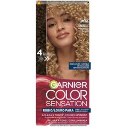 Garnier Color Sensation tinte rubio luminoso sin decoloración para cabello oscuro #Louro Caramelo